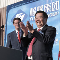 全球最大汽車玻璃單體工廠,由福耀投資在美國建成投產